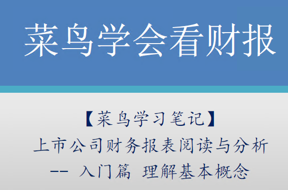 《财务报表入门知识：菜鸟学会看财报》插图